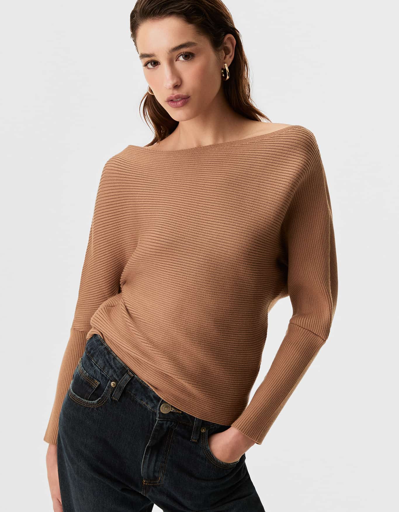 Blusa Tricot Decote Ombro 360