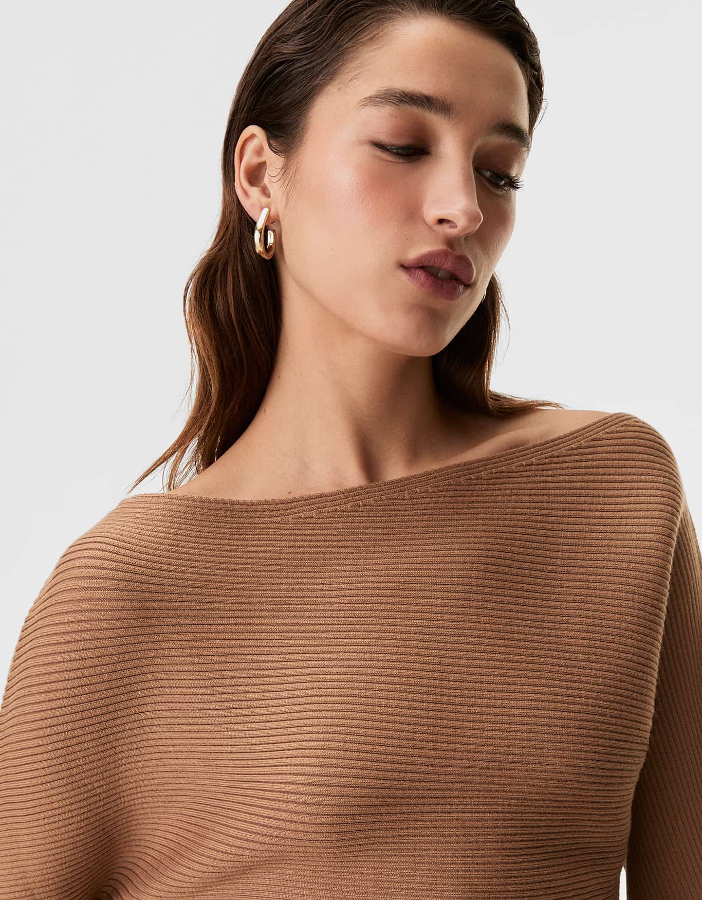 Blusa Tricot Decote Ombro 360