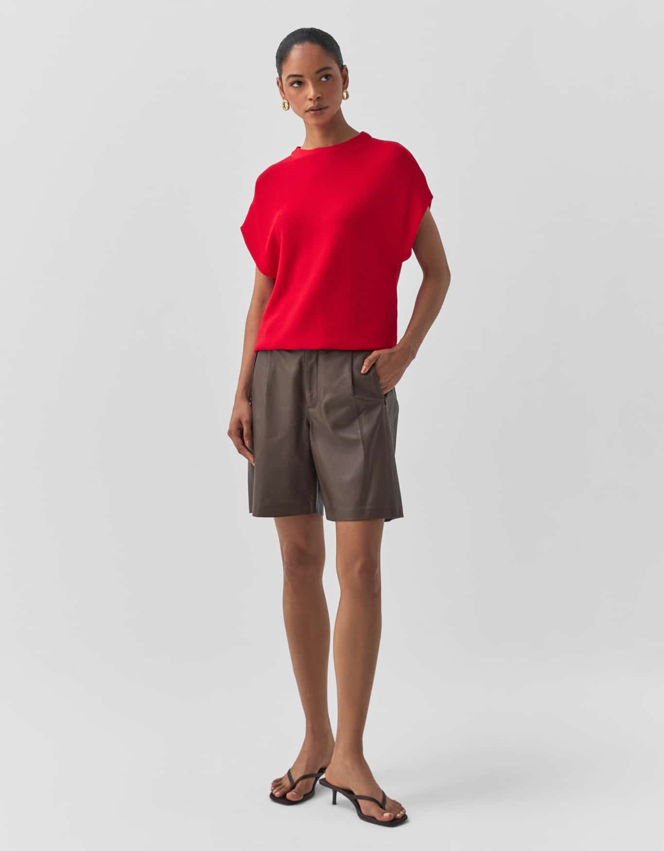 Blusa Tricot Gola Alta