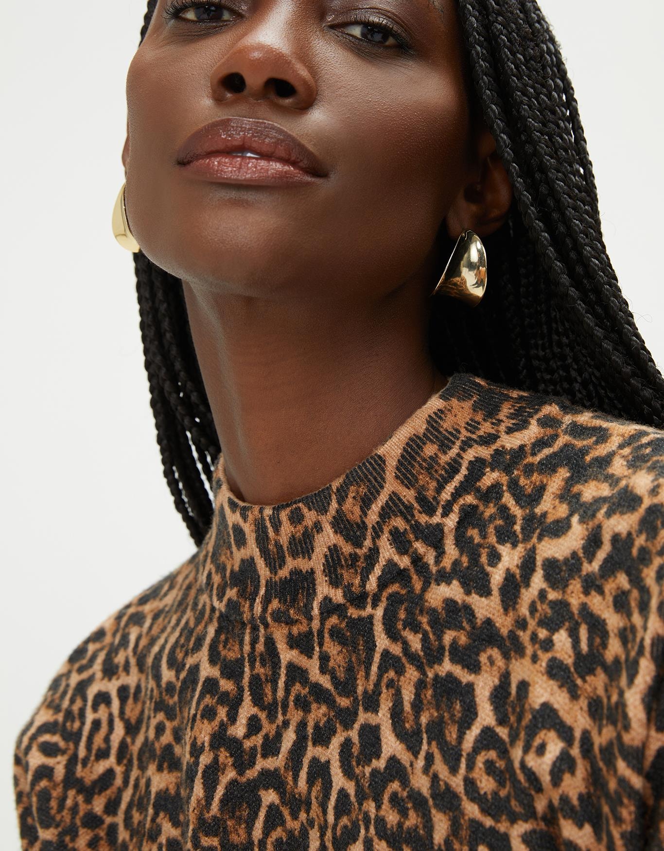 Blusa Tricot Leopardo