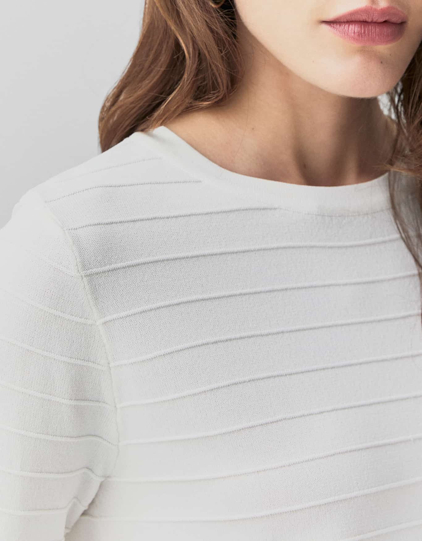 Blusa Tricot Listras Relevo