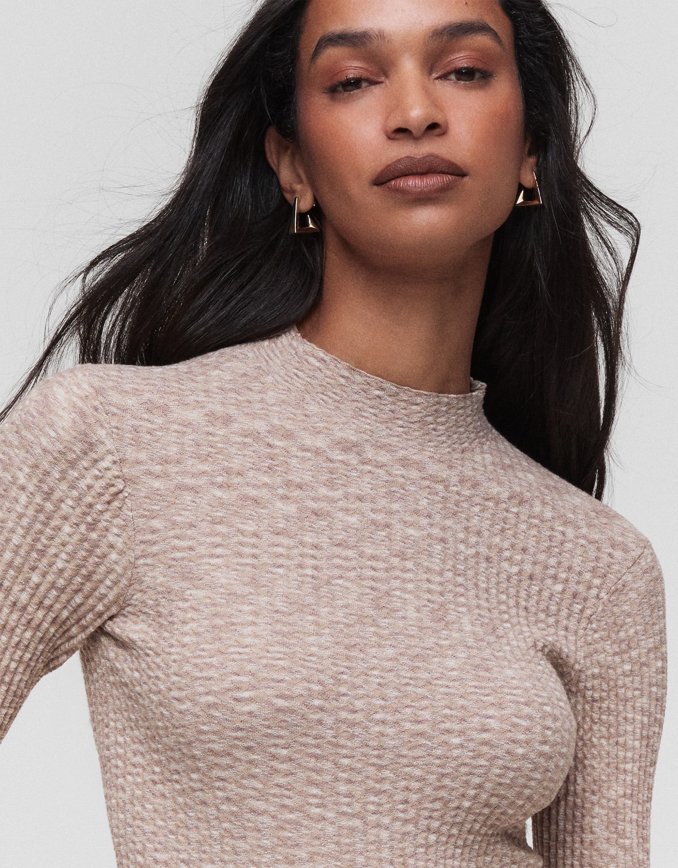 Blusa Tricot Mescla de Cor