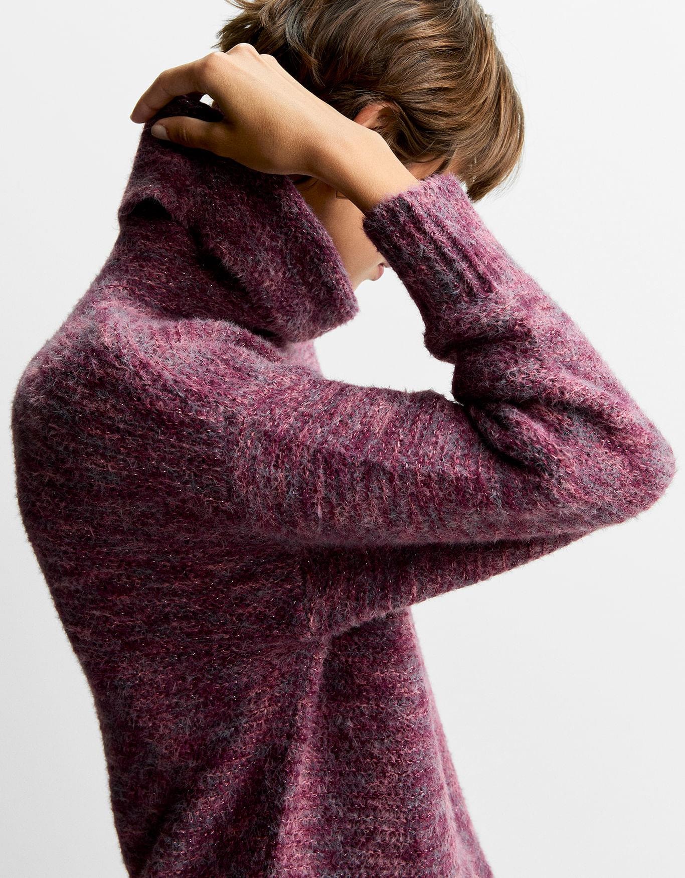 Blusa Tricot Mescla De Fios