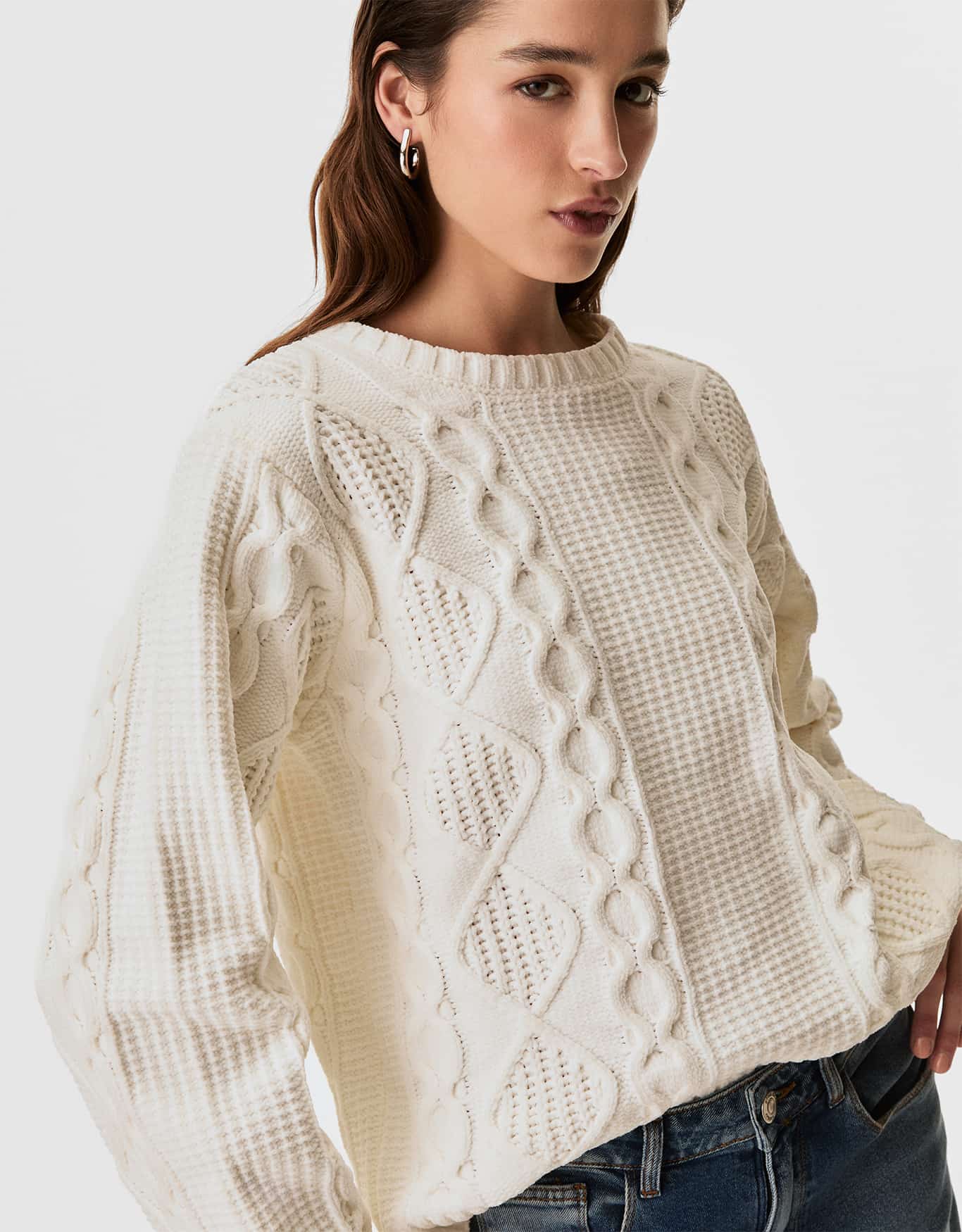 Blusa Tricot Mix Textura