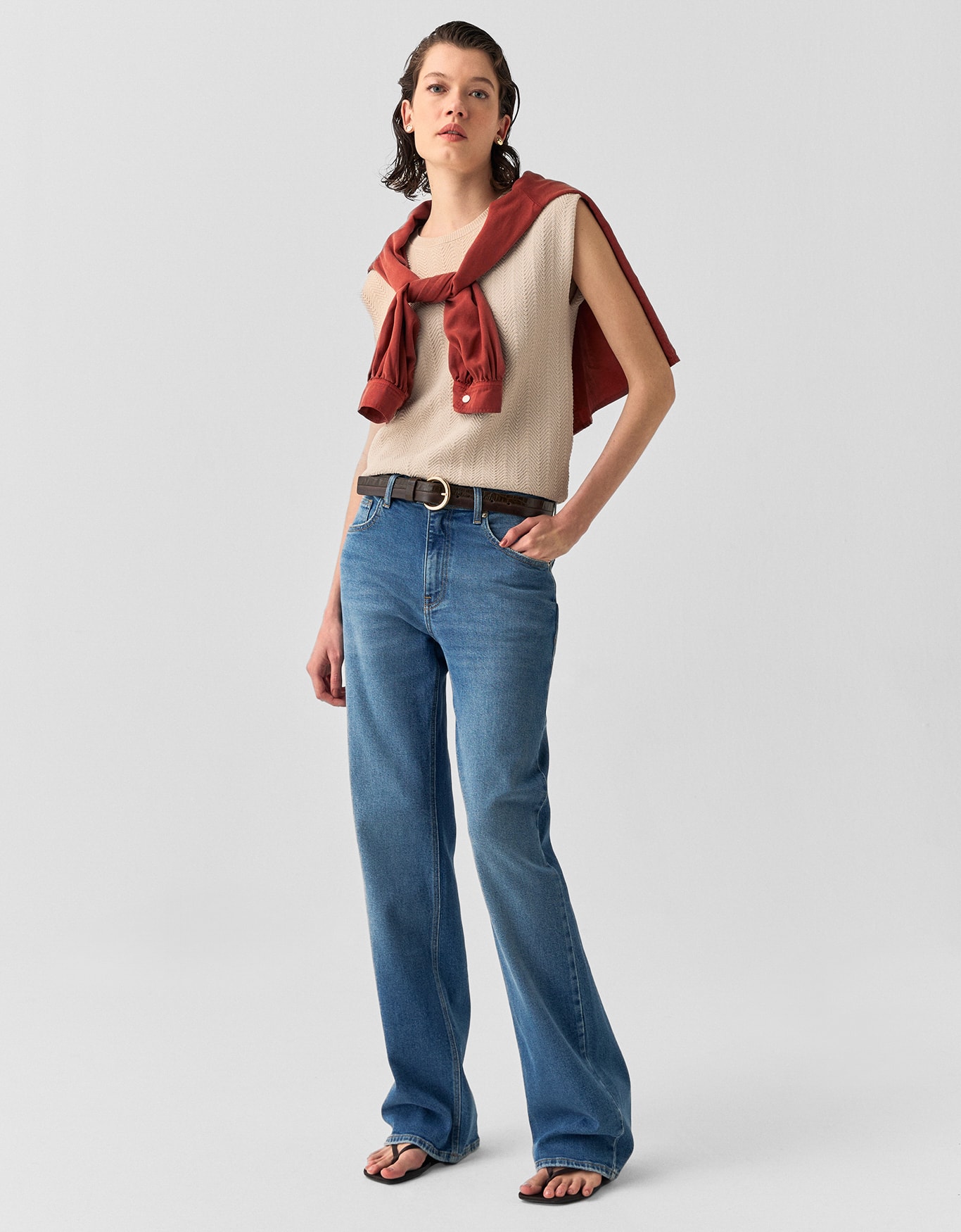 Blusa Tricot Muscle Textura