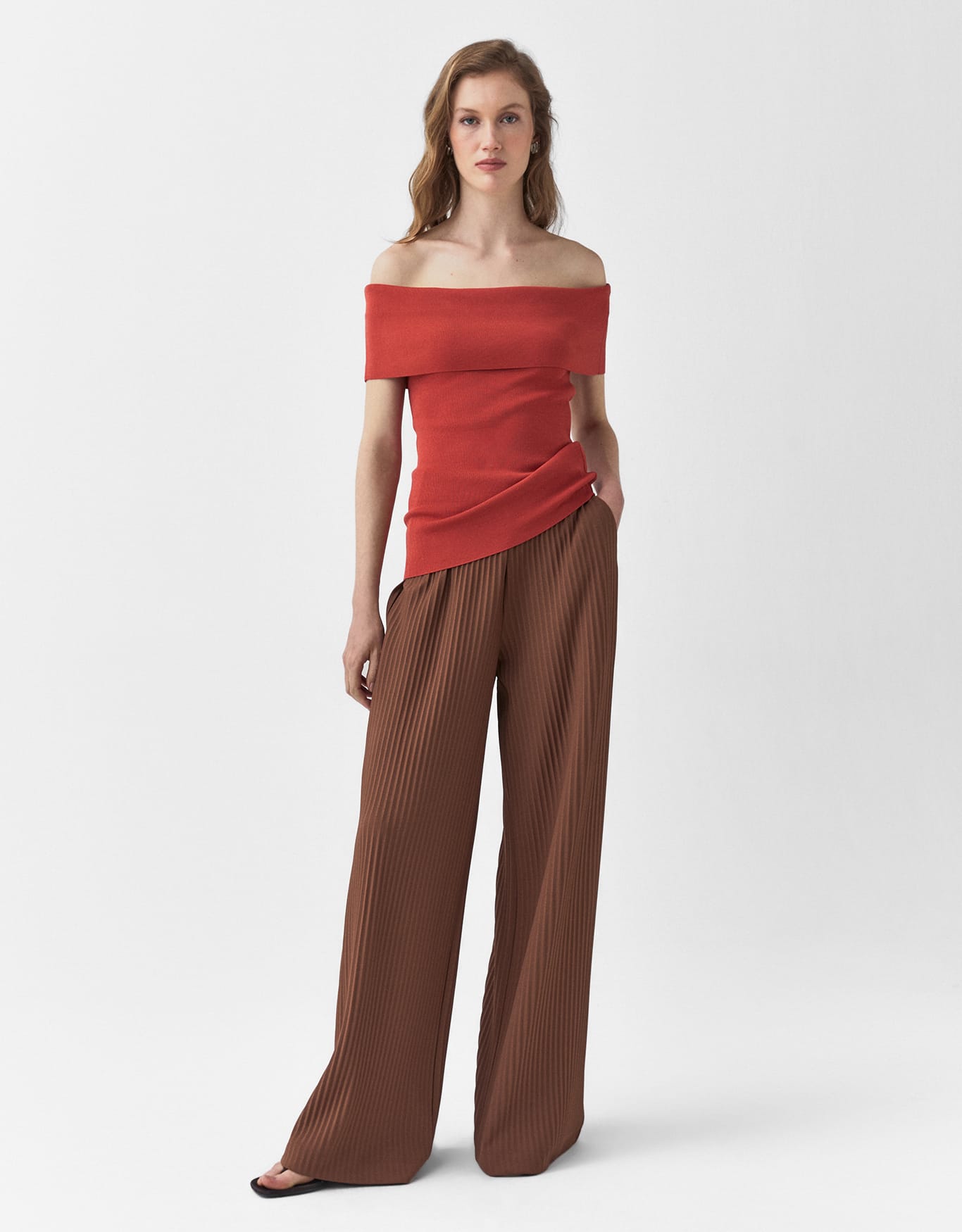 Blusa Tricot Ombro a Ombro