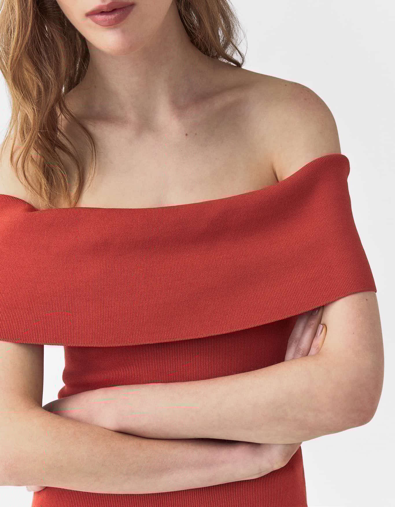 Blusa Tricot Ombro a Ombro