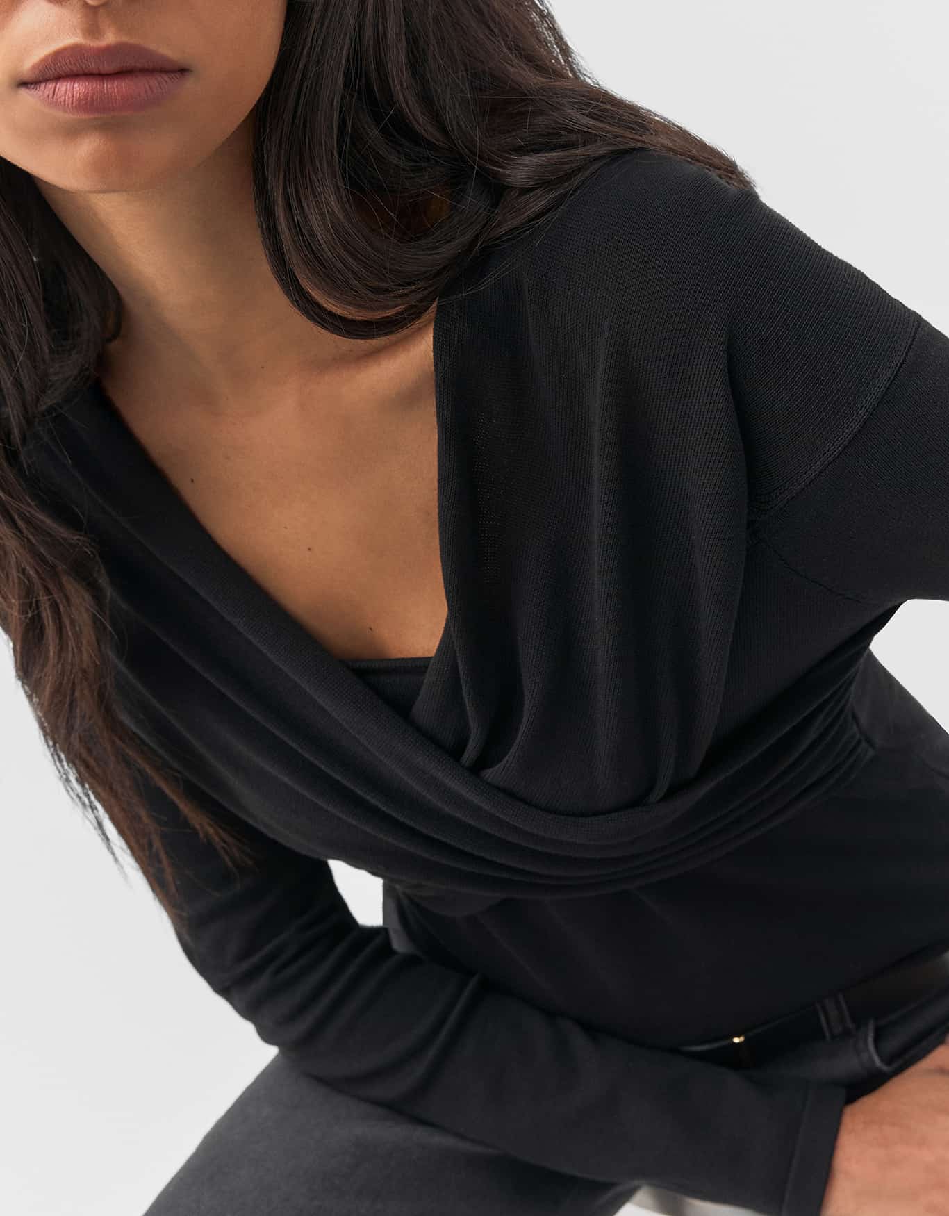 Blusa Tricot Ombro a Ombro