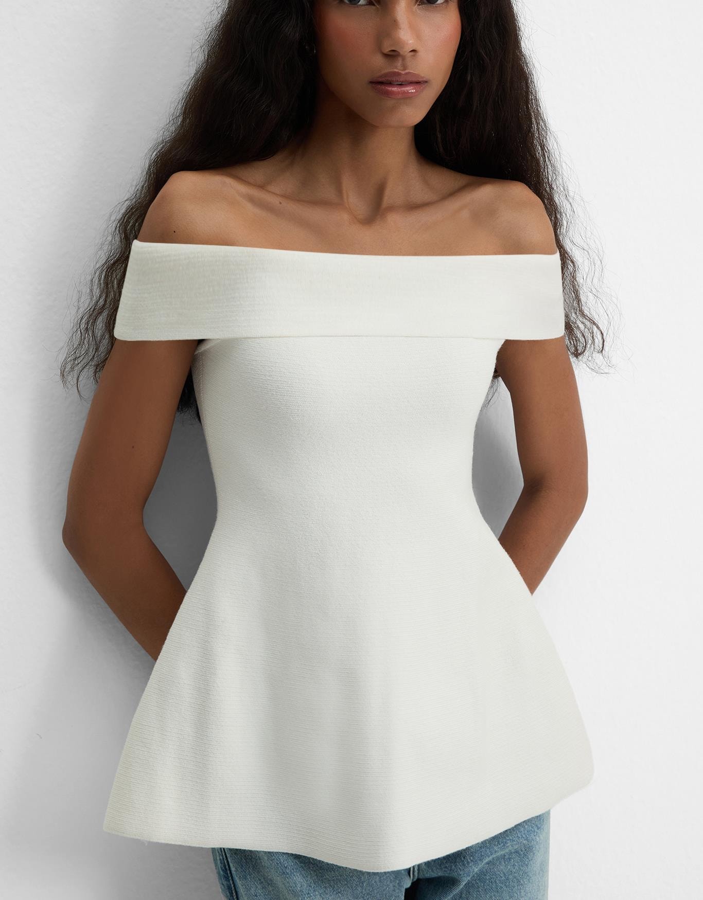 Blusa Tricot Peplum