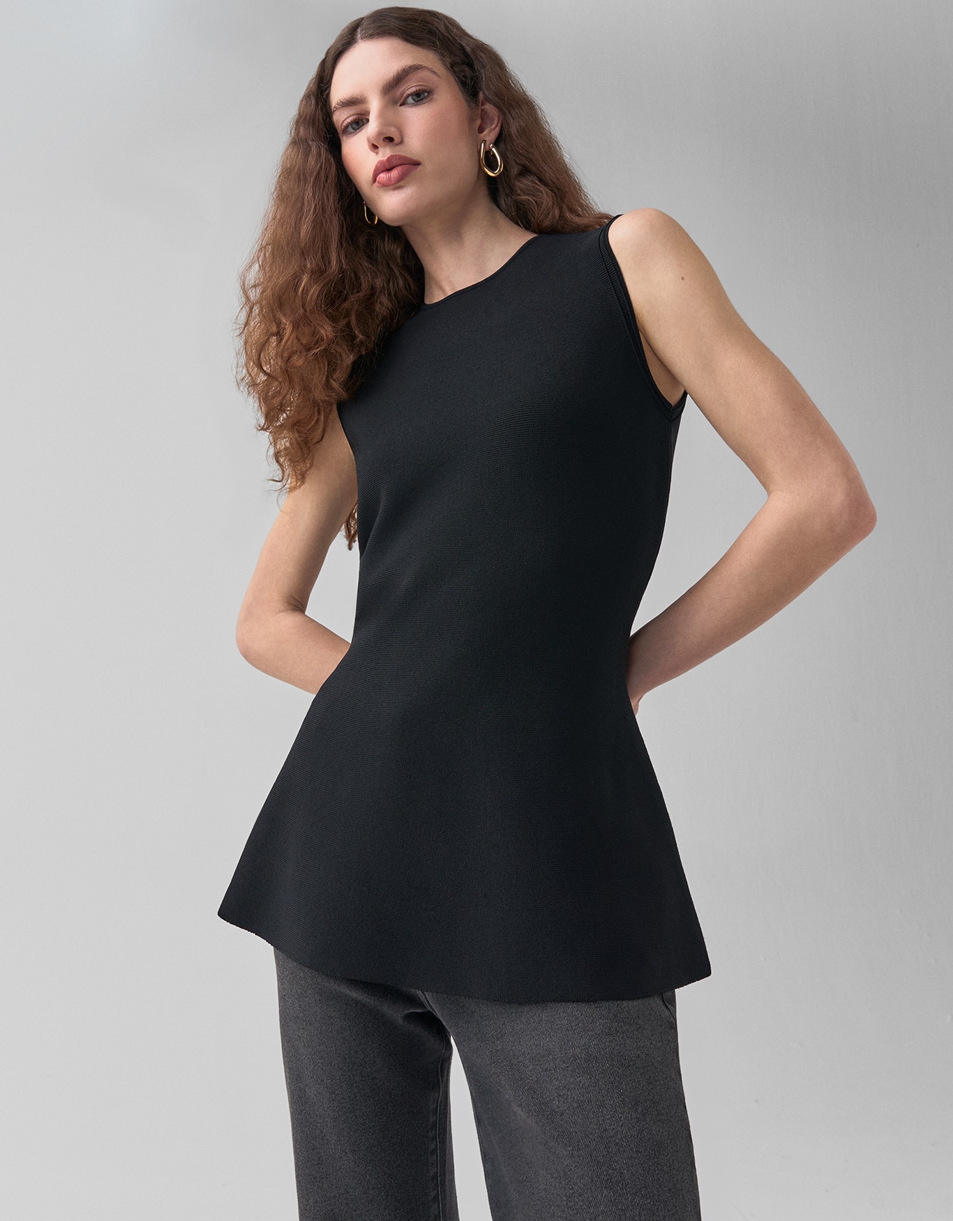 Blusa Tricot Peplum