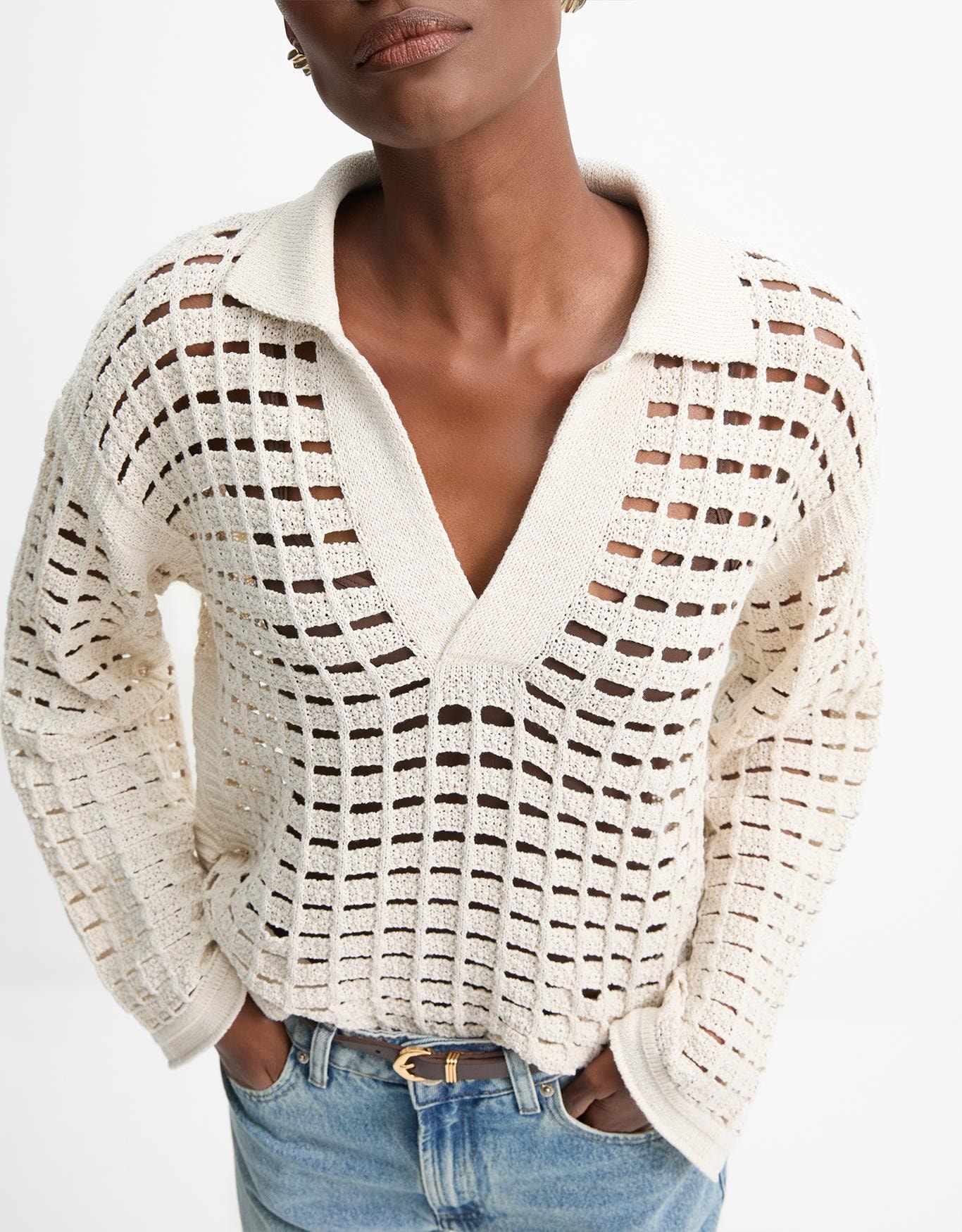 Blusa Tricot Polo Telada