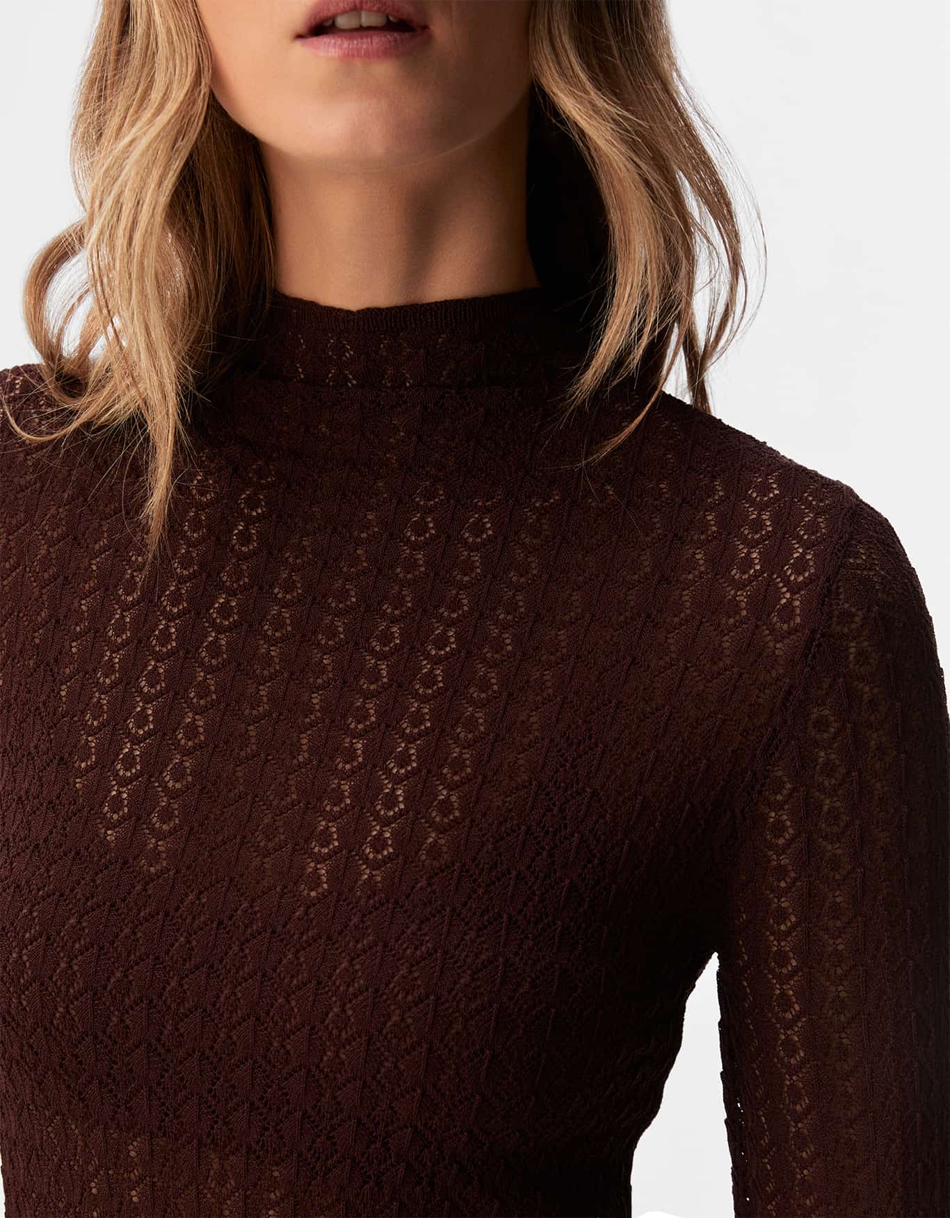 Blusa Tricot Segunda Pele Textura