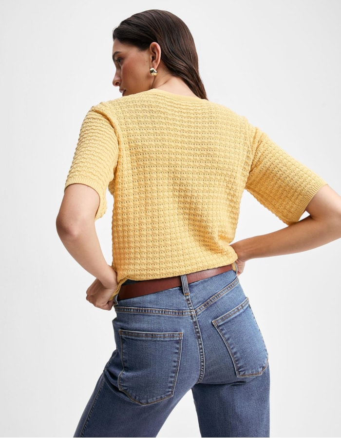 Blusa Tricot Textura