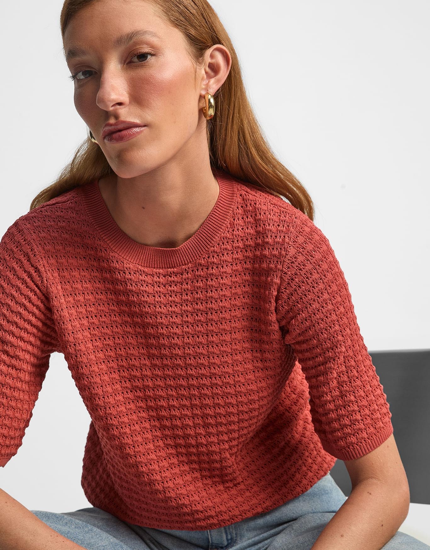 Blusa Tricot Textura