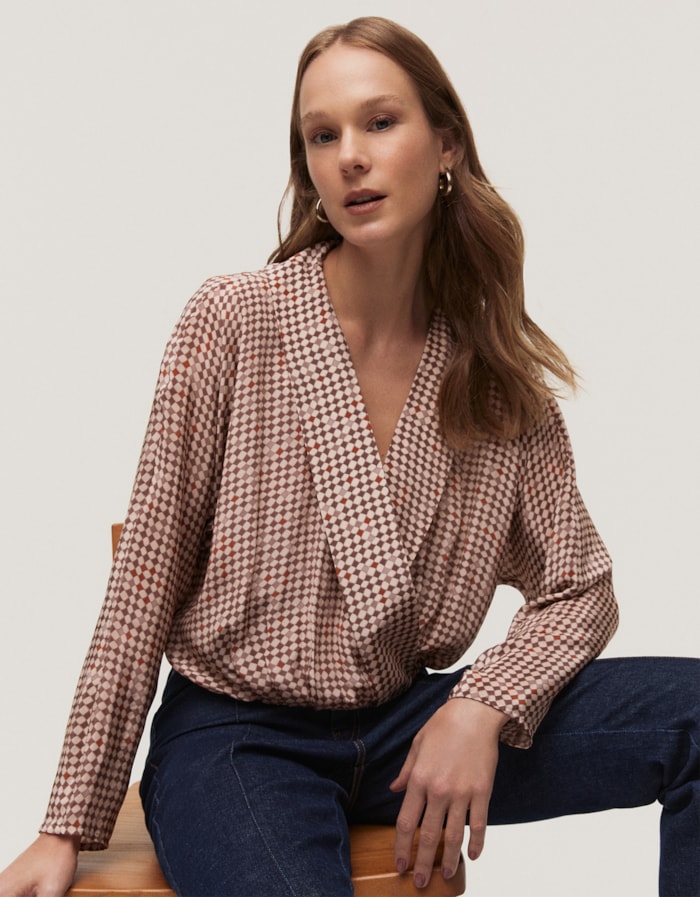Shoulder — Blusa Vitrais Terra