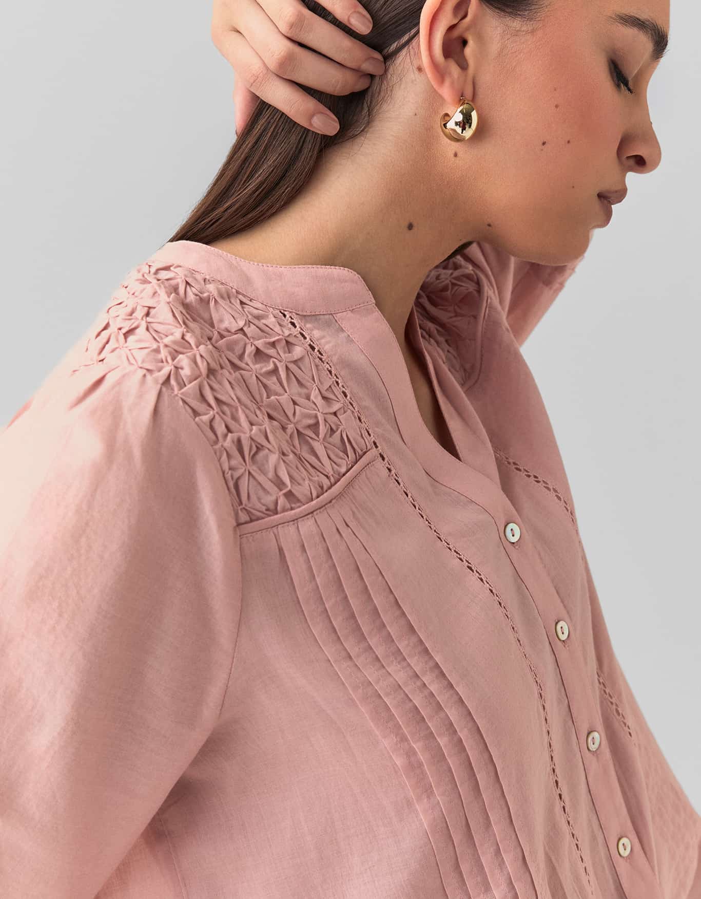 Blusa Voil Detalhes Entremeios