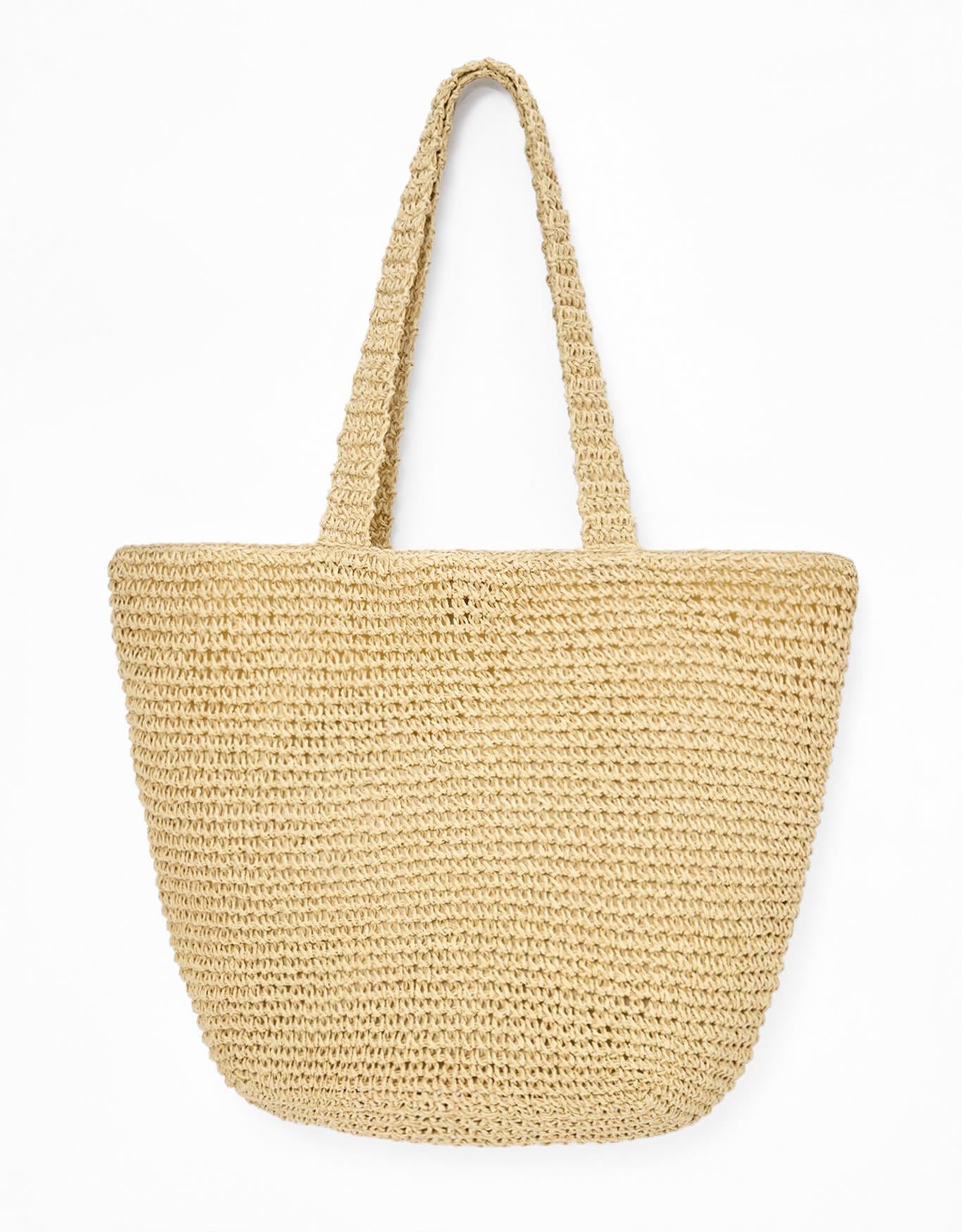 Bolsa De Palha Alça Alongada