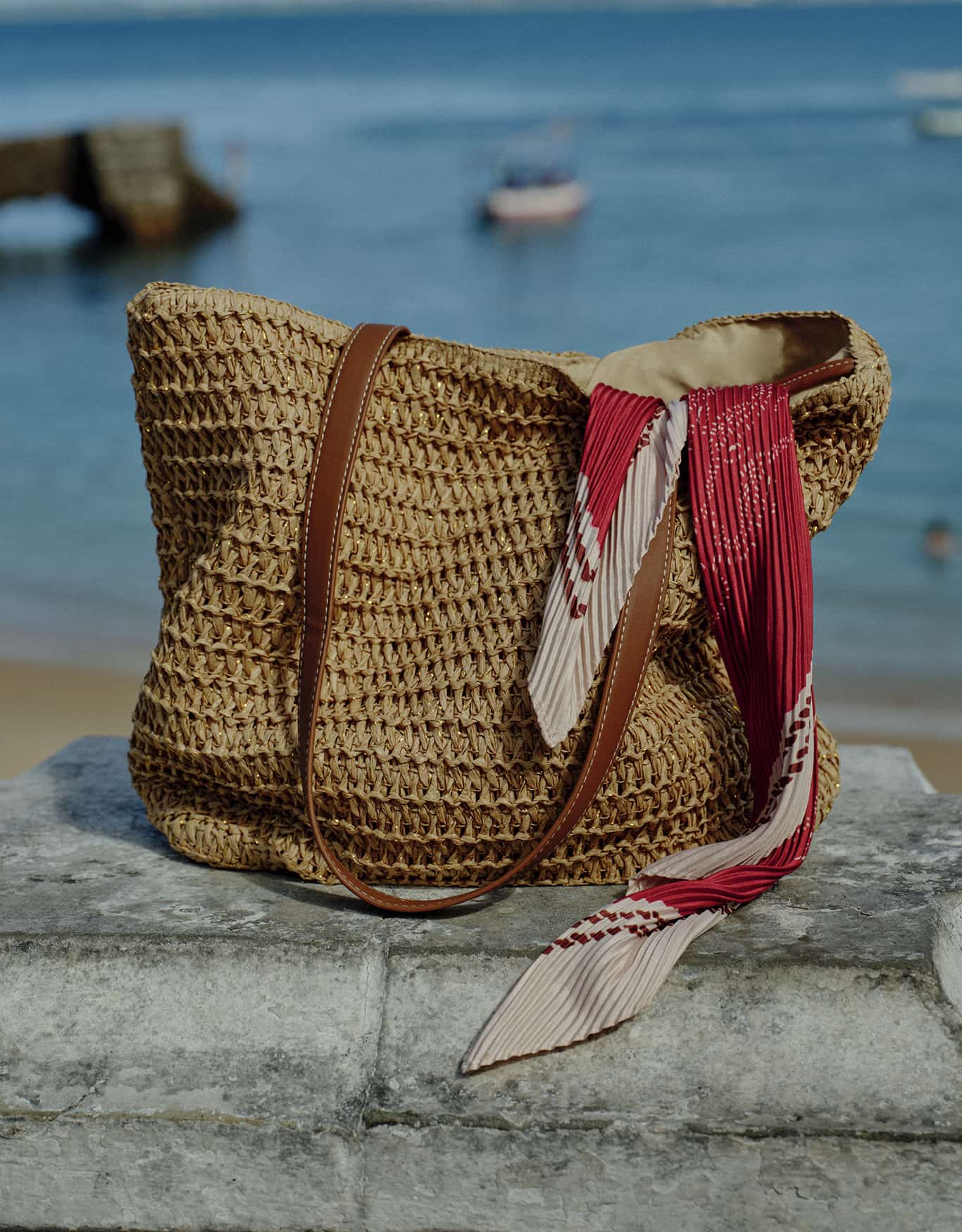 Bolsa Tote Mescla Lurex