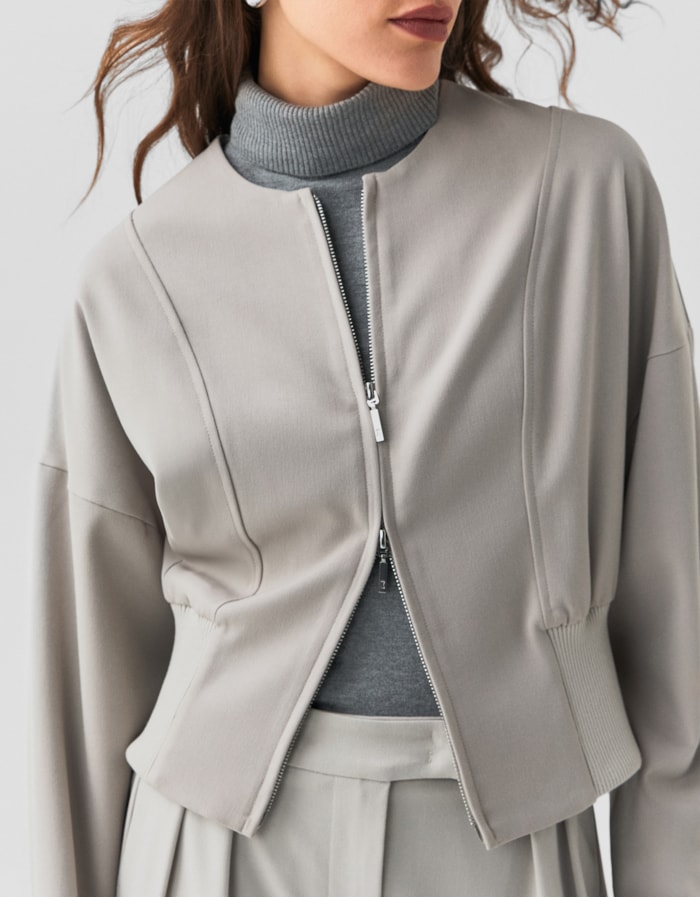 Shoulder — Bomber Ampla Zipér