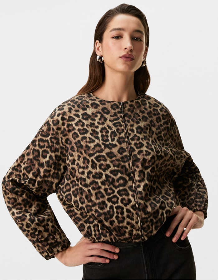 Shoulder — Bomber Balonê Leopardo