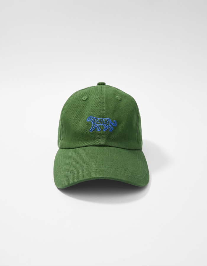 Shoulder — Boné Sarja Verde Bordado Onça