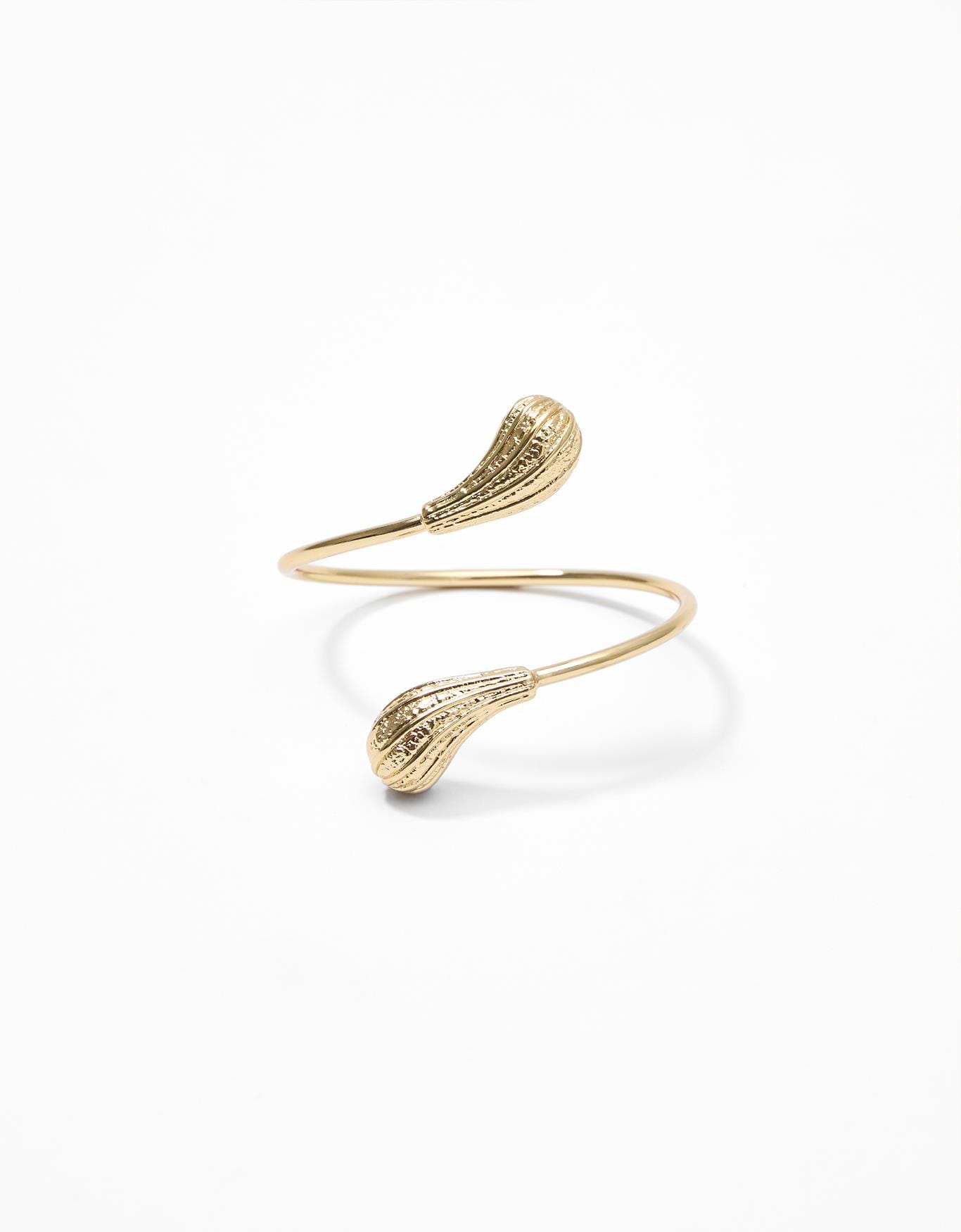 Bracelete Encaixe Gotas Texturizadas