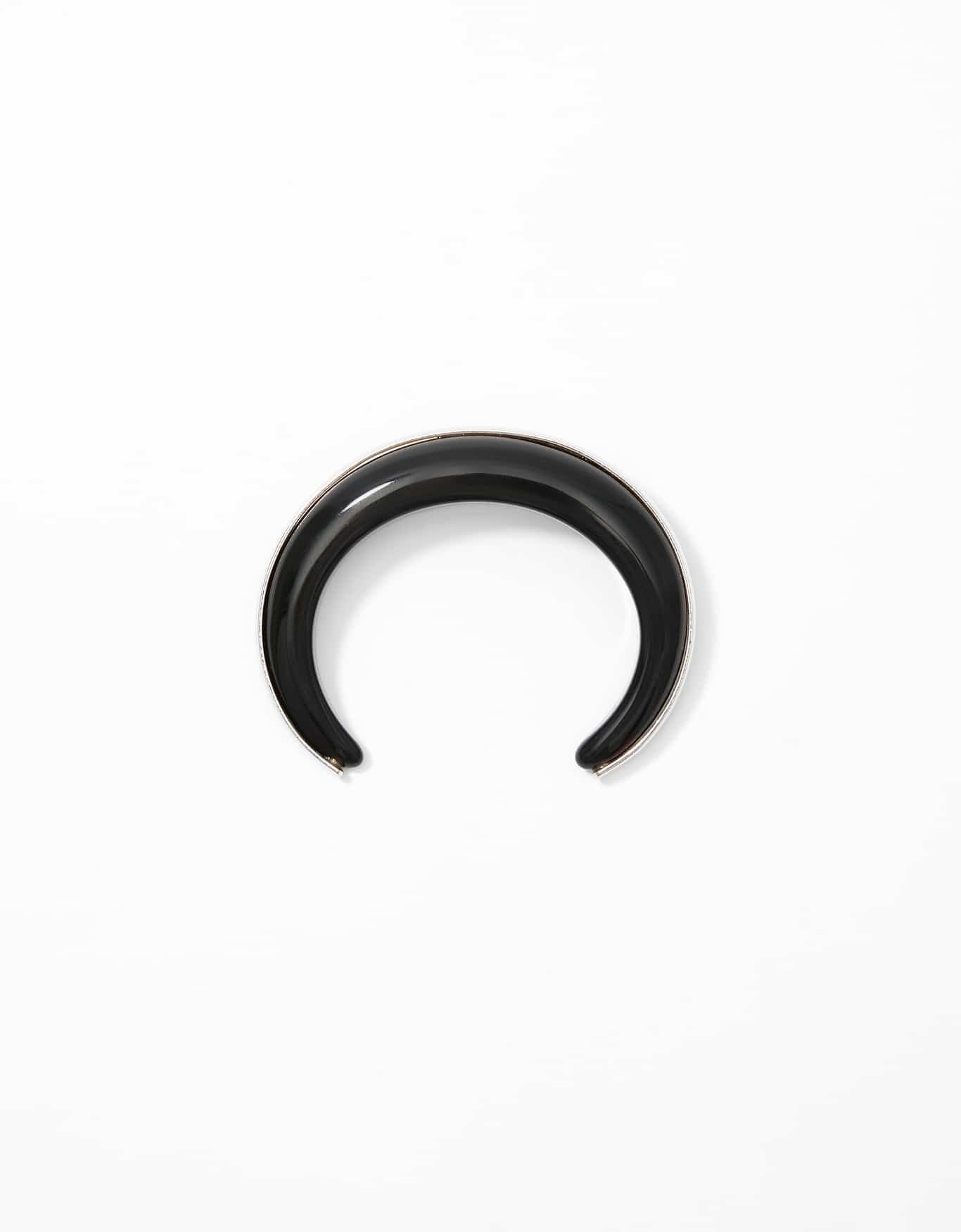 Bracelete Resina Faixa Metal