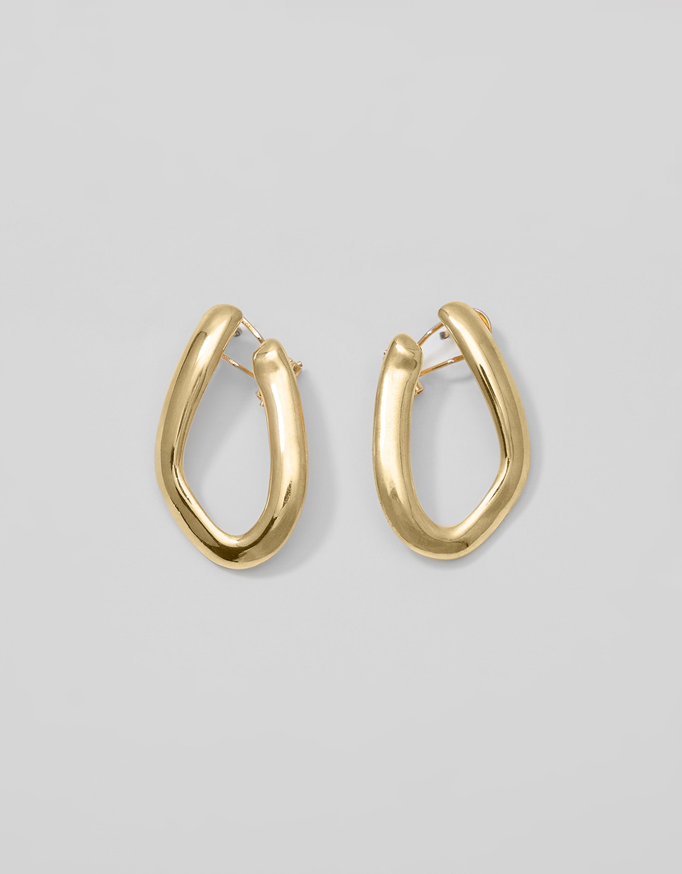 Brinco Argola Alongada Orgânica