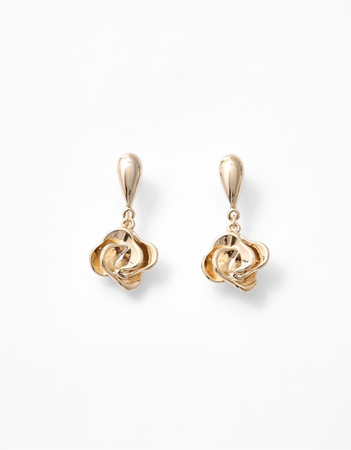 Shoulder — Brinco Curto Pingente Flor