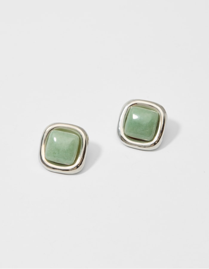 Shoulder — Brinco Curto Quartzo Verde