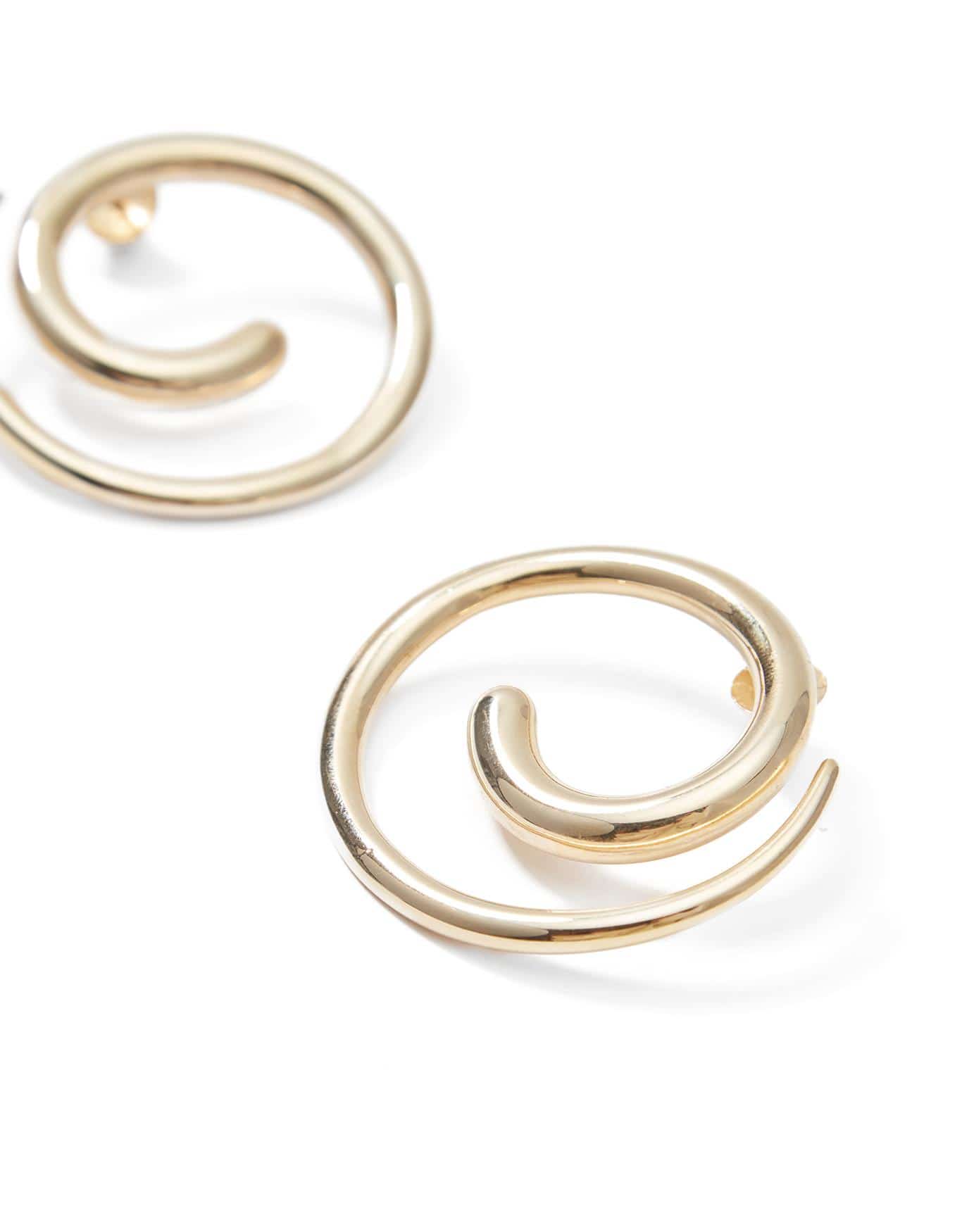 Brinco Espiral Dourado