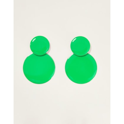 Brinco Metal e Resina Circulos