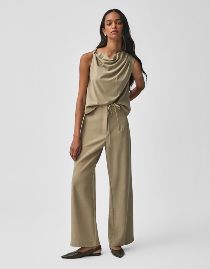 Shoulder — Calça 360 Alfaiataria Leve Pantalona