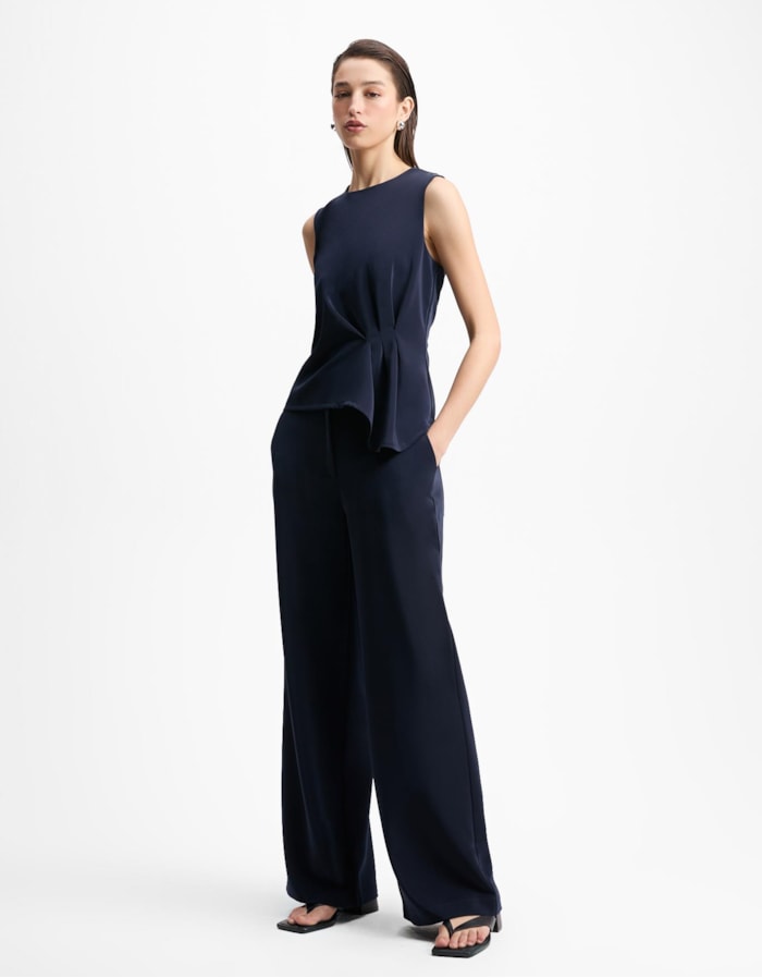 Shoulder — Calça 360 Pantalona Alfaiataria Leve
