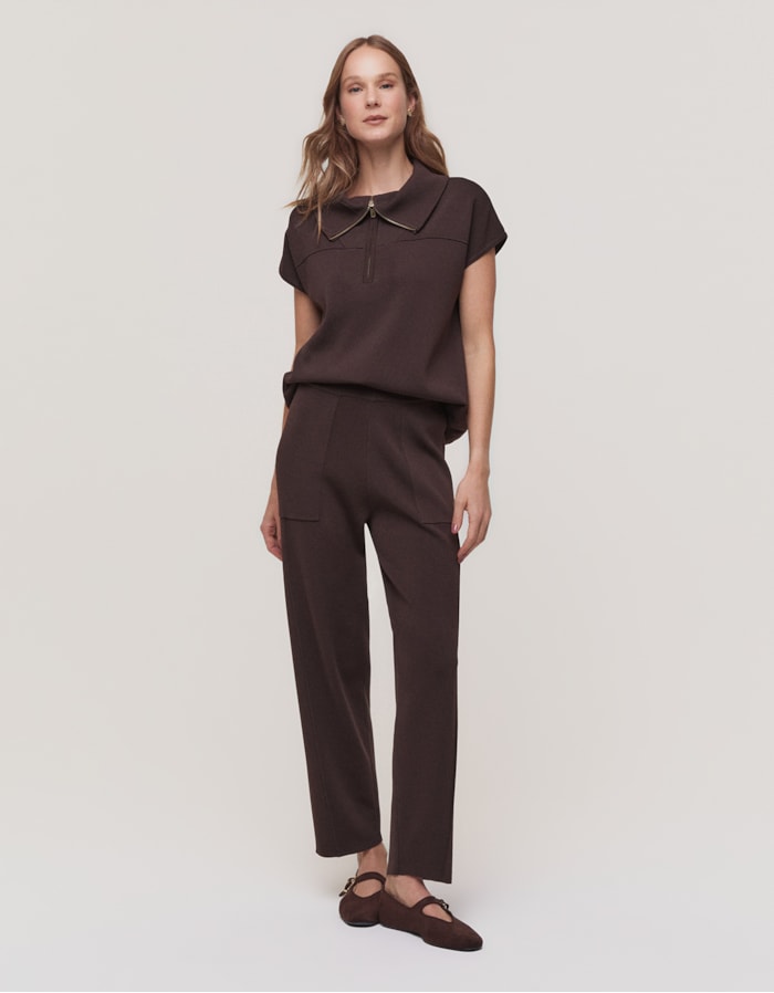 Shoulder — Calça 360 Tricot Afunilada