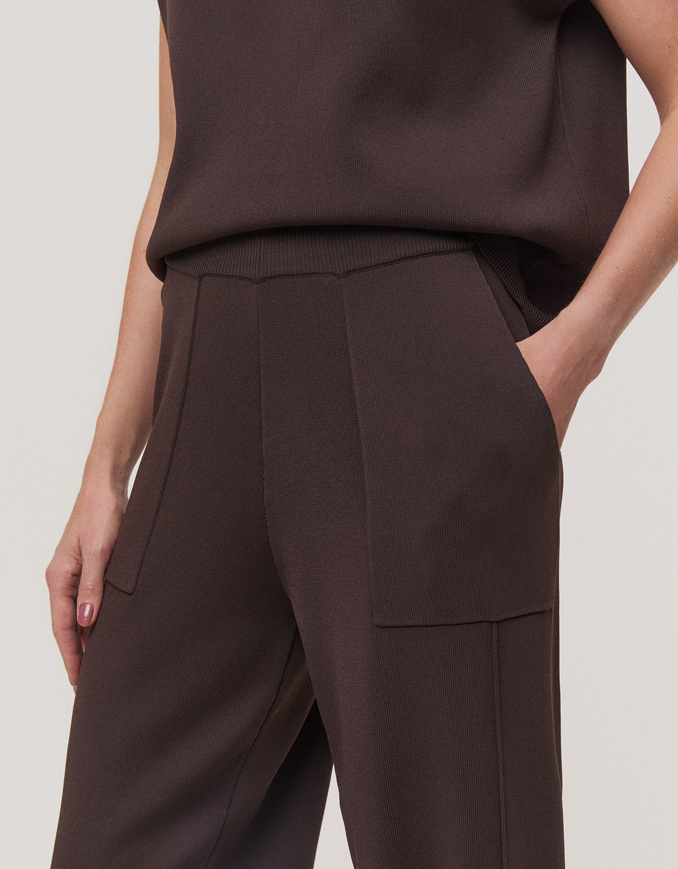 Calça 360 Tricot Afunilada