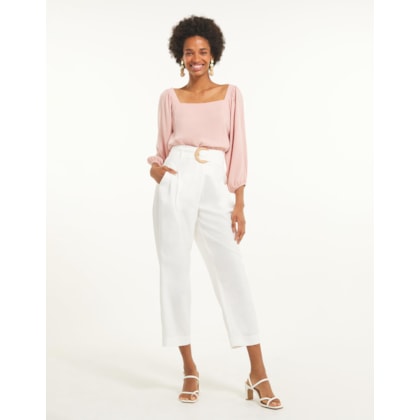 Calça Afunilada Cinto