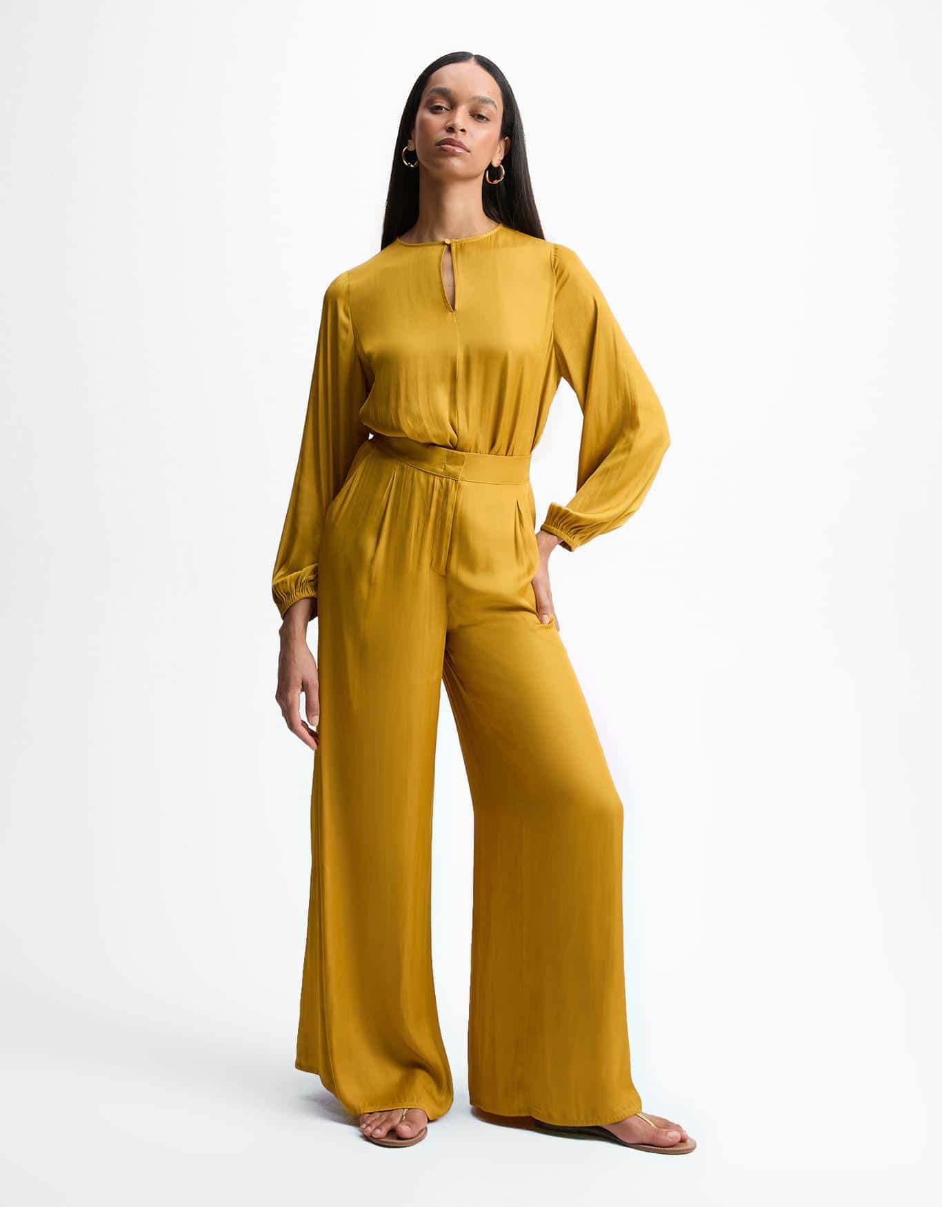 Calça Alfaiatada Acetinada