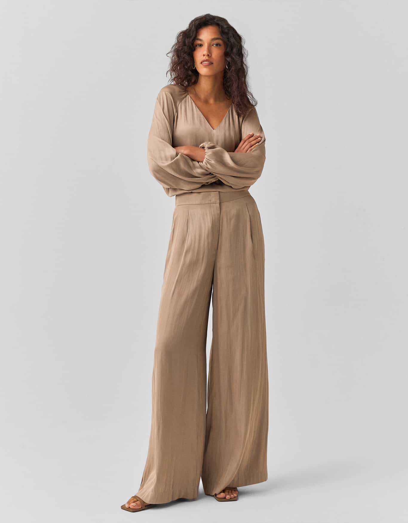 Calça Alfaiatada Acetinada