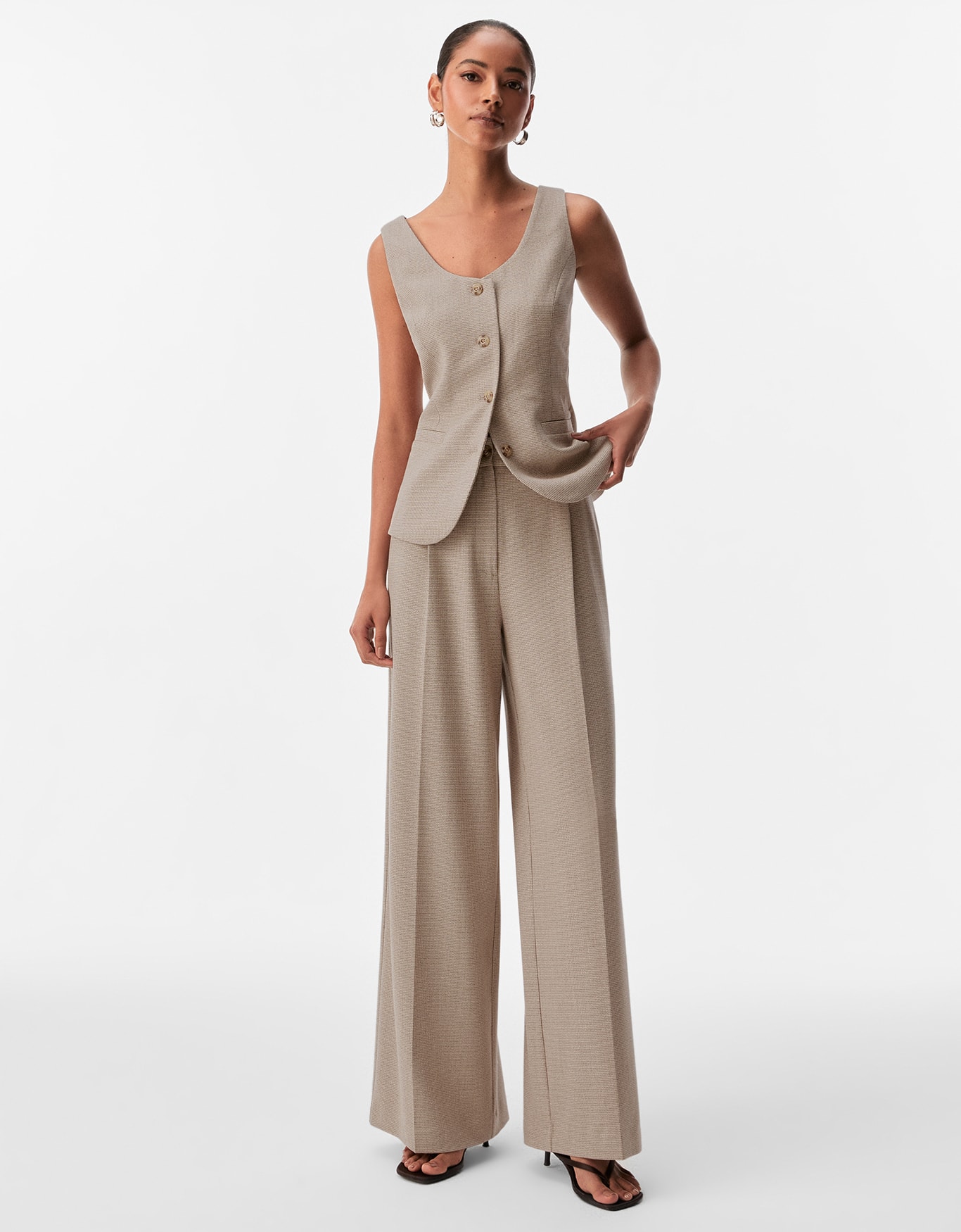 Calça Alfaiatada Mini Pied Poule