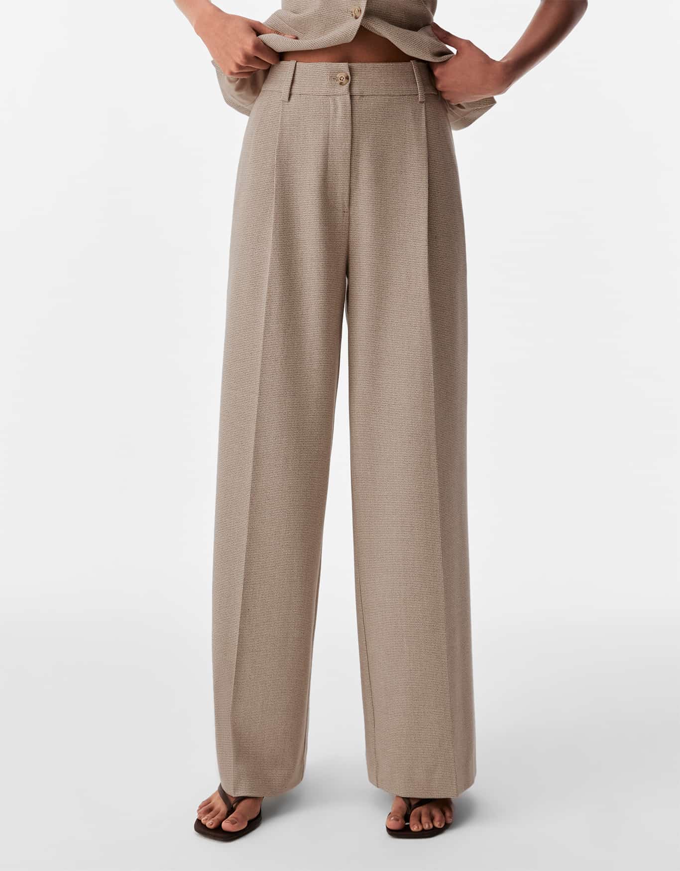 Calça Alfaiatada Mini Pied Poule