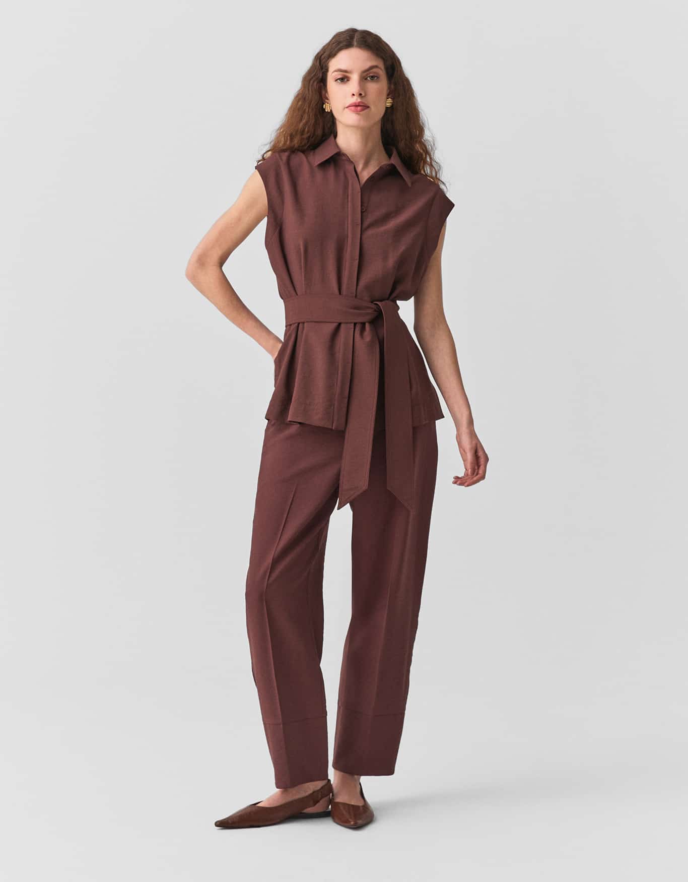 Calça Baggy Alfaiatada