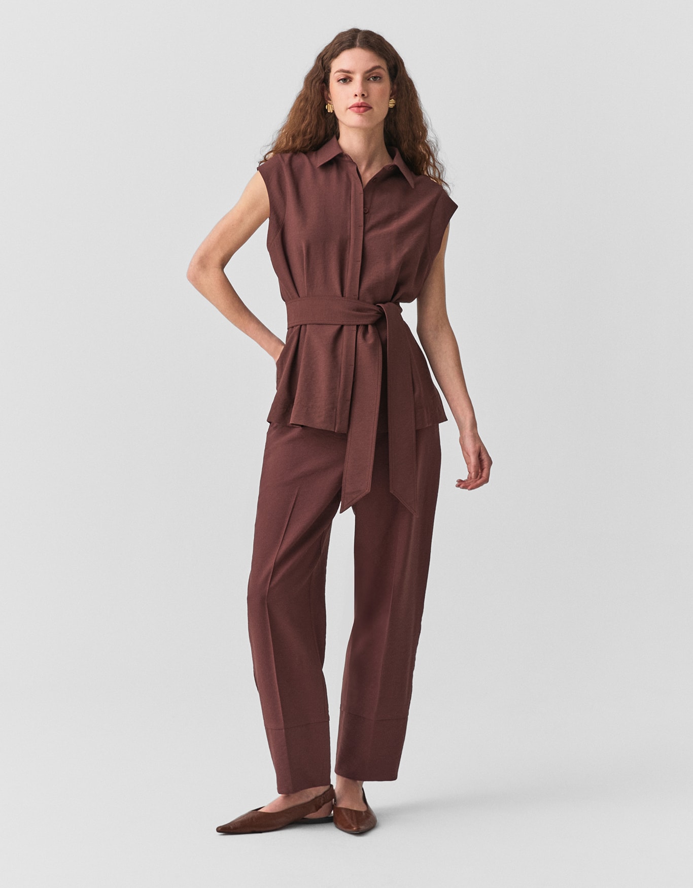 Calça Baggy Alfaiatada