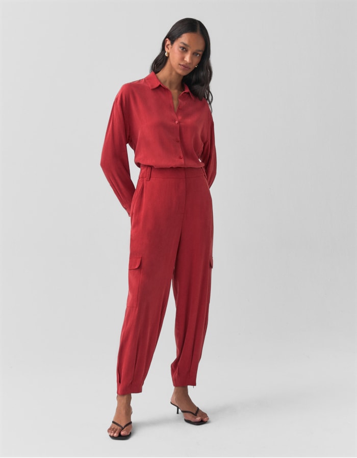 Shoulder — Calça Baggy Bolso Cargo
