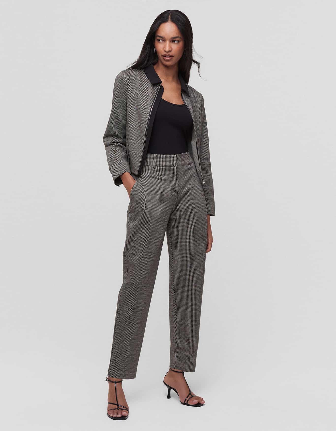 Calça Baggy Pied de Poule 360
