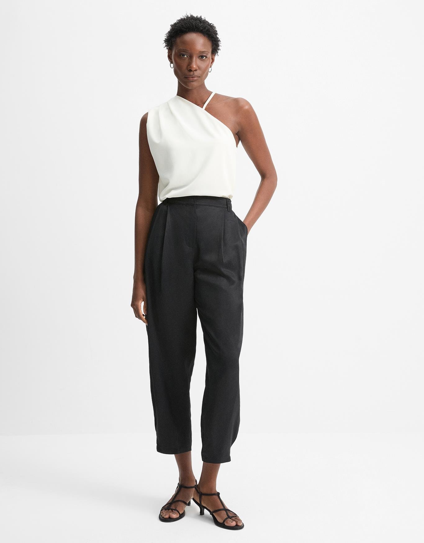 Calça Baggy Pregas