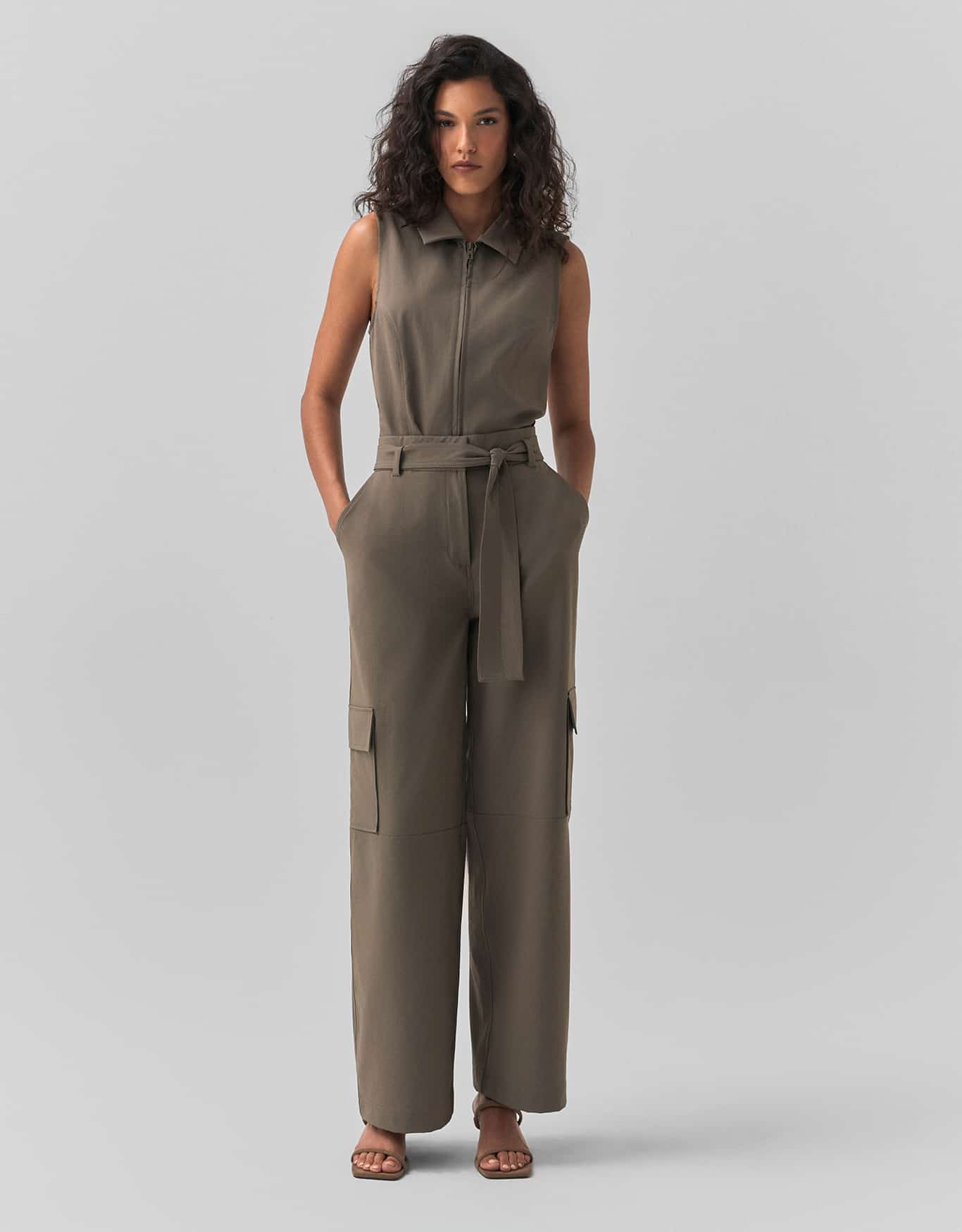 Calça Bolso Cargo Nylon Stretch 360