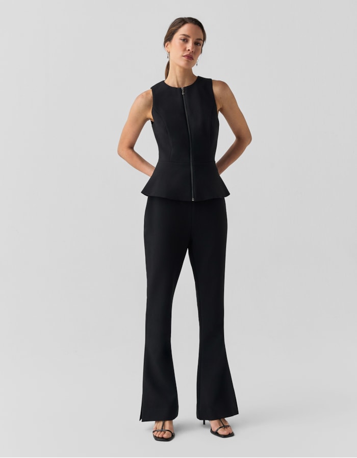 Shoulder — Calça Bootcut Alfaiatada