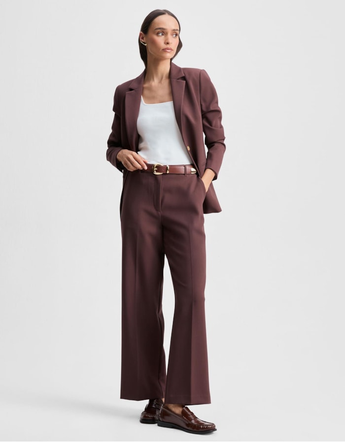 Shoulder — Calça Brasília Reta Marrom