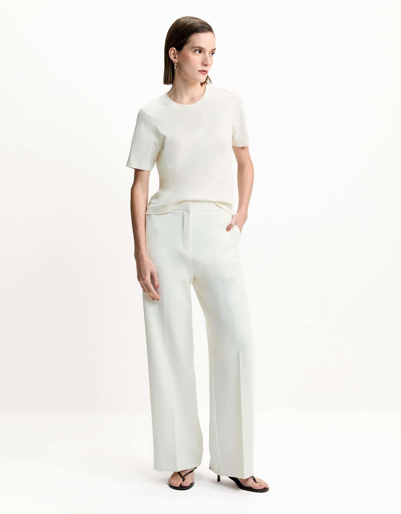 Calça Brasília Reta Off White